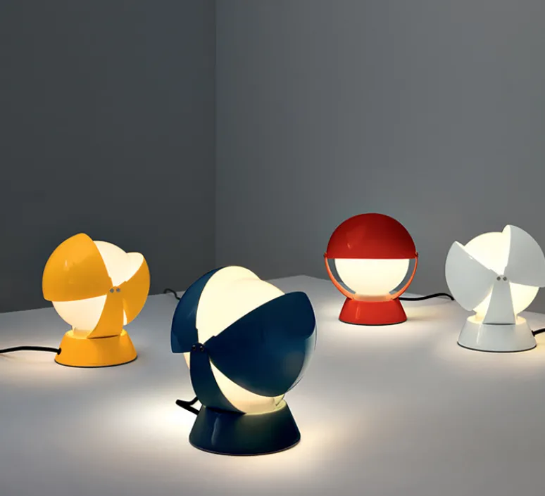 Lampe|Enfants*Stilnovo Lampe à poser, Buonanotte, , Ø17,6cm, H19,3cm - blanc