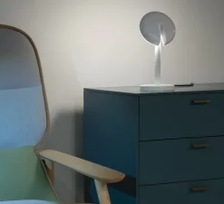 Lampe à poser, Cabriolette table, blanc, LED, dim, 2700K, 1119 lm, Ø15,5cm, H28cm - Martinelli Luce