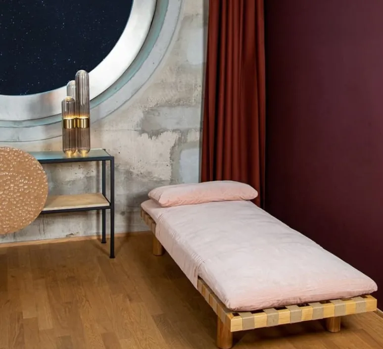 Lampe*Pulpo Lampe à poser, Cactus Small, , LED, 2700K, 1600 lm, Ø20cm, H63cm - gris fumé, laiton