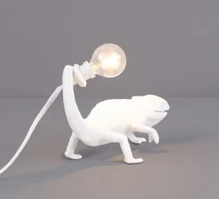 Enfants|Lampe*Seletti Lampe à poser caméléon, Chameleon Lamp Still, , L17cm, H14cm - blanc