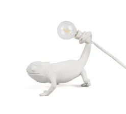 Enfants|Lampe*Seletti Lampe à poser caméléon, Chameleon Lamp Still, , L17cm, H14cm - blanc