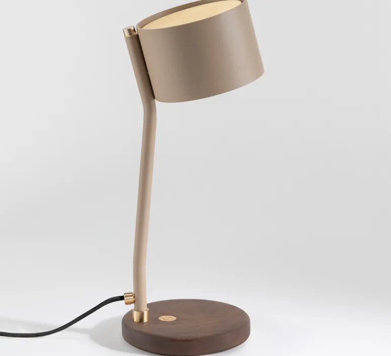 Lampe*JURIE & JARRE Lampe à poser, CANOPEE, , L16cm, H37cm - Beige lin