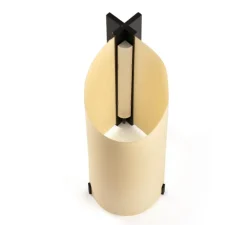 Lampe*Faro Lampe à poser, Cata, frȇne noir, LED, 2200K, 80 lm, L13,5cm, H25cm - frȇne noir