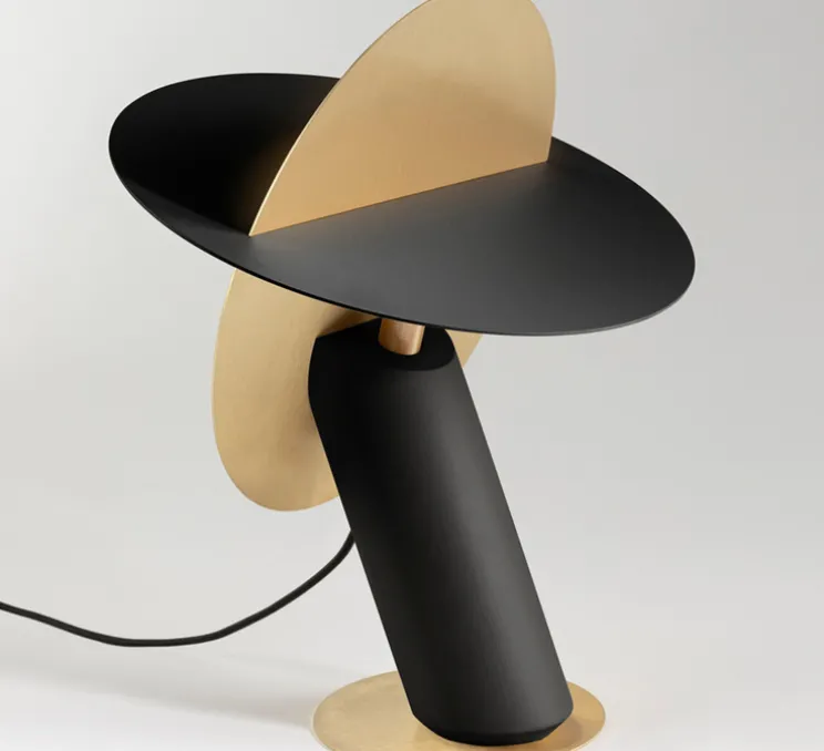Lampe à poser, CELESTE, Noir ébène, L28cm, H38cm - JURIE & JARRE