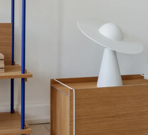 Enfants|Lampe*Moebe Lampe à poser, Ceramic, , L33cm, H11,2cm - blanc