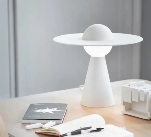 Enfants|Lampe*Moebe Lampe à poser, Ceramic, , L33cm, H11,2cm - blanc