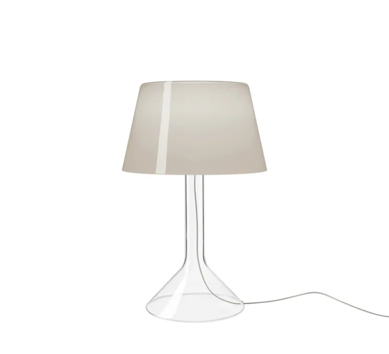 Lampe*Foscarini Lampe à poser, Chapeaux V, , LED, dim, 2700K, 900 lm, Ø29cm, H47cm - gris