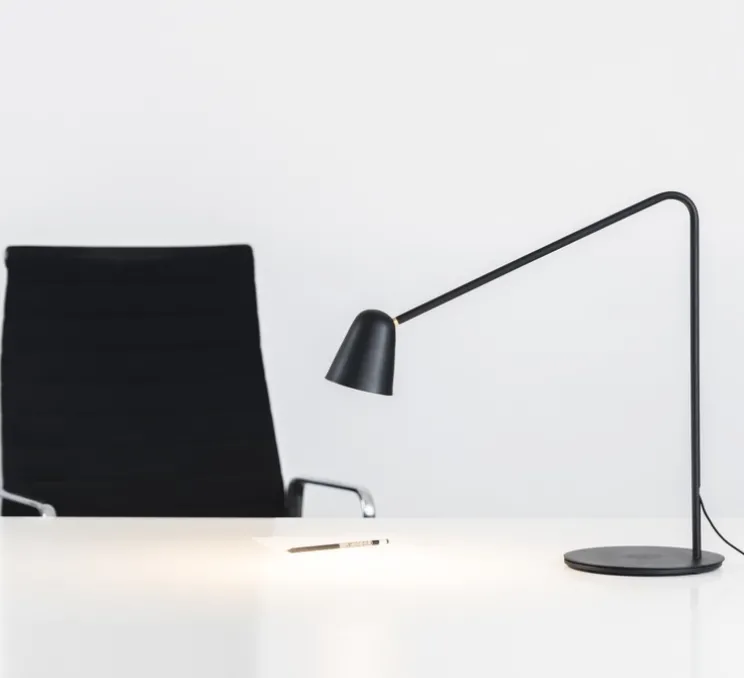 Lampe à poser, Chaplin, noir, L60cm - Formagenda