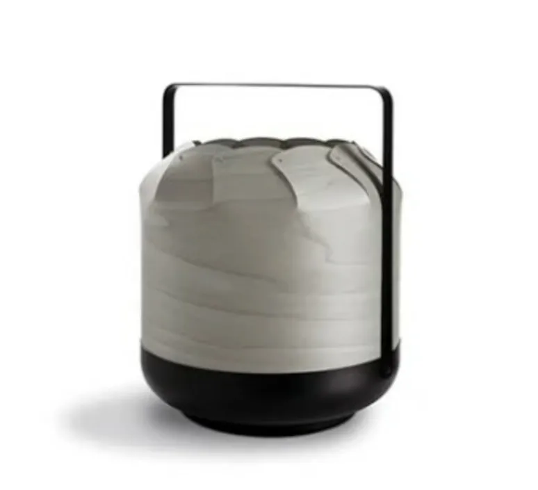 Lampe*LZF Lampe à poser, Chou Short, , Ø21,5cm, H27cm - gris