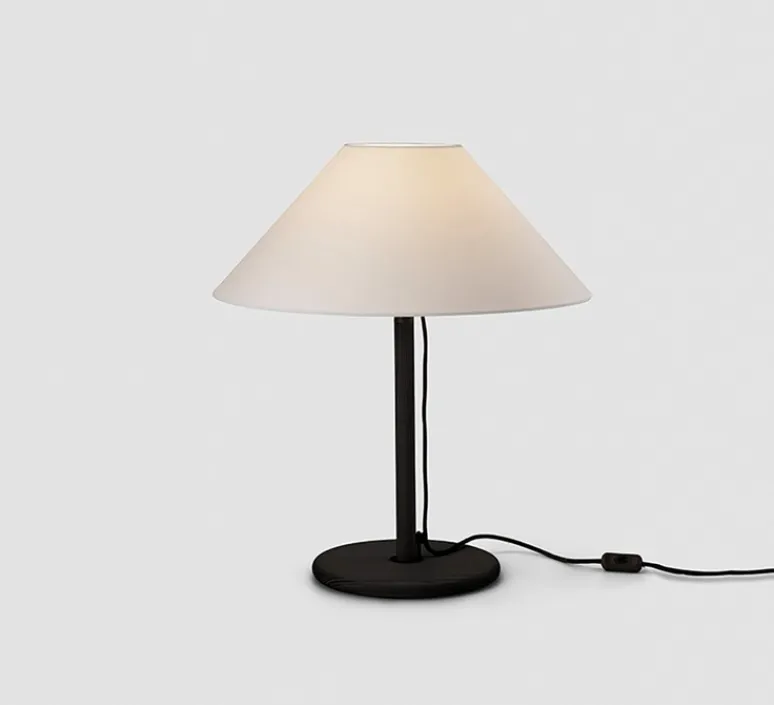 Lampe*Luxcambra Lampe à poser, Clasica S, , Ø55cm, H63cm - pin teinté noir