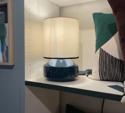 Lampe*Sarah Lavoine Lampe à poser, Claude, , Ø18,2cm, H27cm - bleu sarah