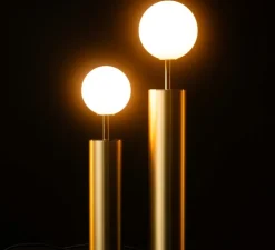 Lampe à poser, Co large, laiton, Ø8cm, H53,5cm - CVL