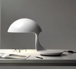 Lampe à poser, Cobra, blanc, H40cm - MARTINELLI-LUCE