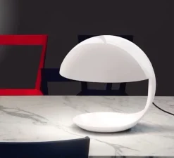 Lampe à poser, Cobra, blanc, H40cm - MARTINELLI-LUCE