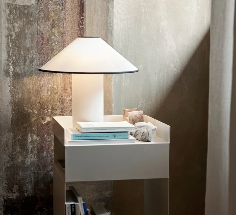 Lampe*Andtradition Lampe à poser, Colette ATD6, , Ø32cm, H30cm - blanc et noir