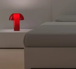 Lampe à poser, Colette, rouge, Ø25cm, H29,5cm - Pedrali