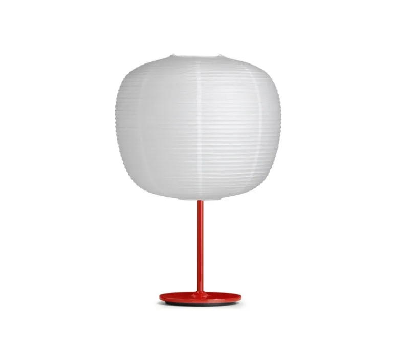 Lampe*HAY Lampe à poser, Common Lamp base peach, , Ø44cm, H67cm - blanc, rouge