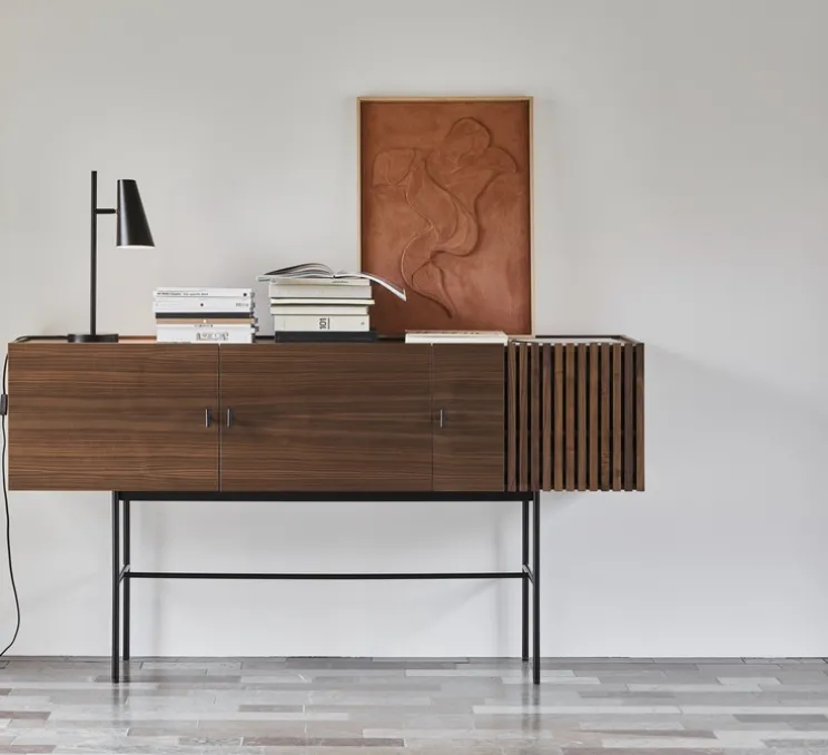 Lampe à poser, Cono, noir, Ø15,5cm, H50cm - WOUD