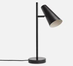 Lampe à poser, Cono, noir, Ø15,5cm, H50cm - WOUD