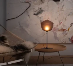 Lampe à poser, Contour 225, gris ardoise, LED, dim, 1800-3000K, Ø22,5cm, H49,5cm - A-N-D