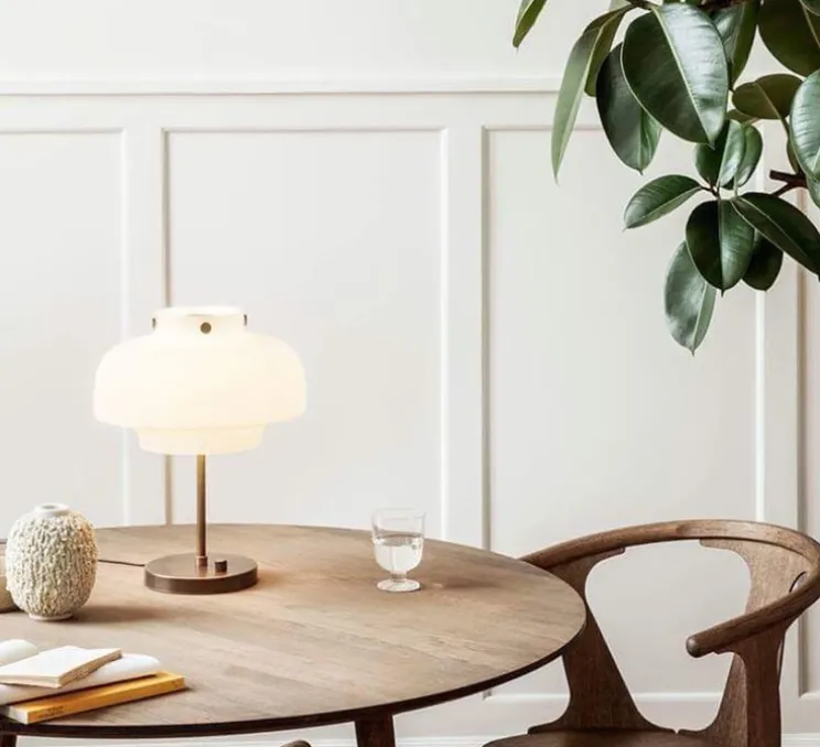 Lampe à poser, Copenhagen SC13, Opal, LED, Ø33cm, H42cm - AndTradition