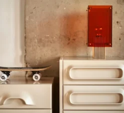 Lampe*HKLIVING Lampe à poser, Corner, , Ø16cm, H35,5cm - HK Living laiton, marron