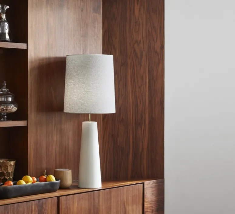 Lampe*Market Set Lampe à poser, Cosiness, , Ø40cm, H101cm - blanc