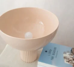 Lampe*Oustao Lampe à poser, Coupo, , Ø29cm, H25cm - Poudrée brillant