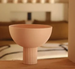 Lampe*Oustao Lampe à poser, Coupo, , Ø29cm, H25cm - Poudrée mat