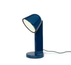 Lampe à poser, Céramique Down, bleu navy, L22cm, H48,9cm - Flos