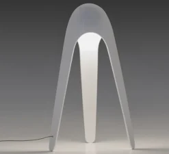 Lampe à poser, Cyborg, blanc, H31cm - Martinelli-Luce