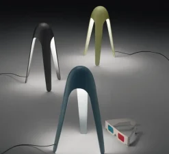 Lampe*Martinelli Luce Lampe à poser, Cyborg, , H31cm - Martinelli-Luce cyan