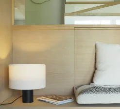 Lampe*Estiluz Lampe à poser, Cyls, M-3906P, , Ø32cm, H33cm - noir