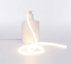 Lampe*Seletti Lampe à poser, Daily Glow Soap, , LED, 3000K, 1350lm, Ø10cm, H22cm - bouteille de savon, blanc