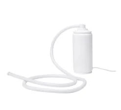 Lampe*Seletti Lampe à poser, Daily Glow Spray, , LED, 3000K, 1350lm, Ø9cm, H21cm - bombe de peinture, blanc