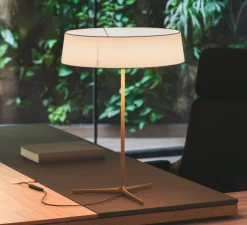 Lampe*Vibia Lampe à poser, Dama 3225, , LED, dim, 2700K, 2170 lm, Ø45cm, H61cm - beige