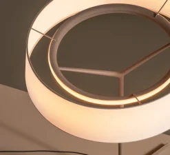 Lampe*Vibia Lampe à poser, Dama 3225, , LED, dim, 2700K, 2170 lm, Ø45cm, H61cm - beige