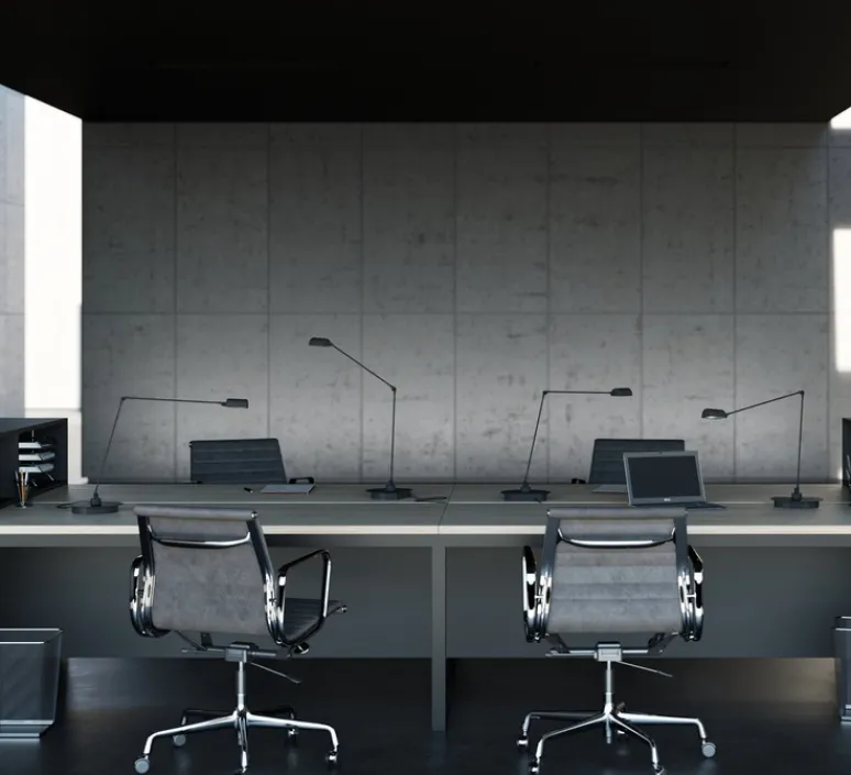 Lampe*Lumina Lampe à poser, Daphine Cloe Led, , LED, 2700K, 622 lm, L17cm, H88cm - Noir soft touch