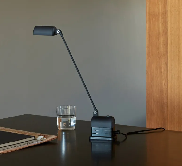 Lampe*Lumina Lampe à poser, Daphinette Led, , LED, 2700K, 410 lm, L9,5cm, H43cm - Noir soft touch