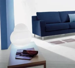 Lampe à poser, Daruma Grande, blanc, Ø40cm, H42cm - Fontana Arte