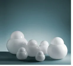 Lampe à poser, Daruma Grande, blanc, Ø40cm, H42cm - Fontana Arte