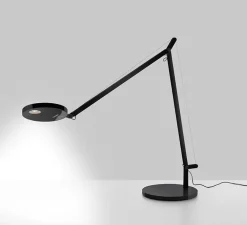 Lampe*Artemide Lampe à poser, Demetra, , LED, 3000K, 385lm, L20cm, H57-84cm - corps noir et base noire