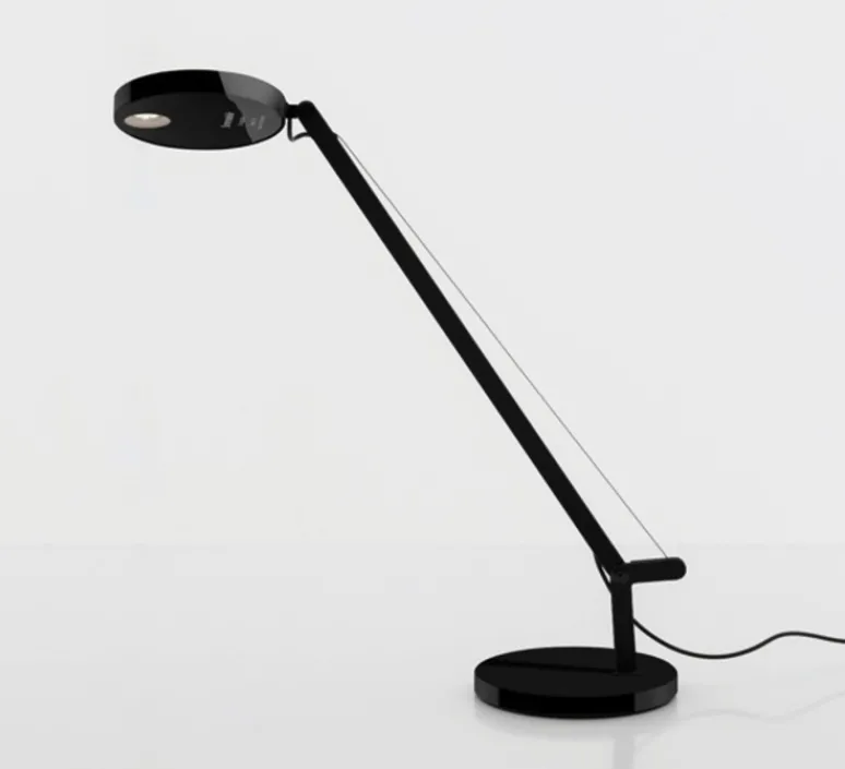 Lampe*Artemide Lampe à poser, Demetra Micro Table, , H51,5cm, L45,5cm, LED - noir