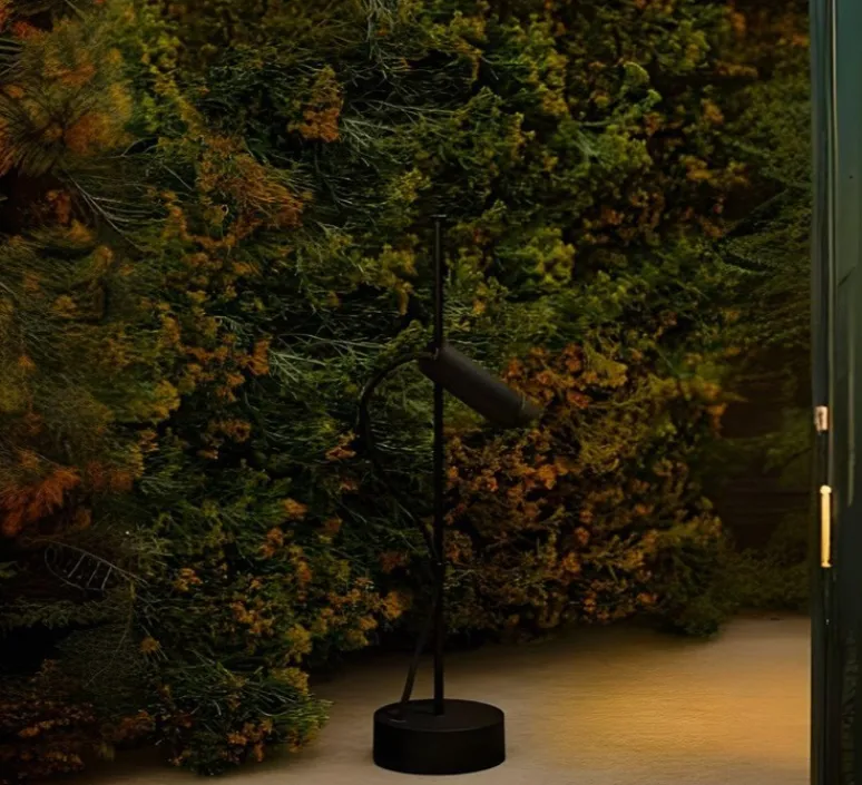 Lampe*Faro lampe à poser d'extérieur, Clap 512, , IP65, LED, 3000K, 524 lm, Ø12cm, H51,2cm - noir