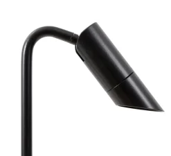 Lampe à poser, d'extérieur, Dark Sky Kew 40 Spike S, noir, IP66, LED, 2700K, 450 lm, Ø4cm, H95,5cm - John Cullen