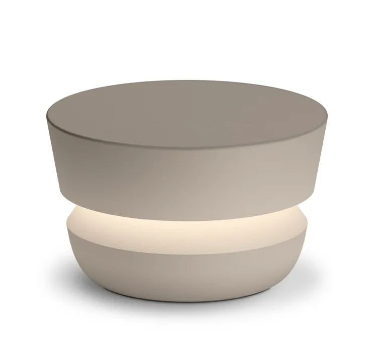 Lampe à poser, d'extérieur, Dots Outdoor, 4700, beige, IP65, LED, dim, 2700K, 1445 lm, Ø20cm, H9cm - Vibia