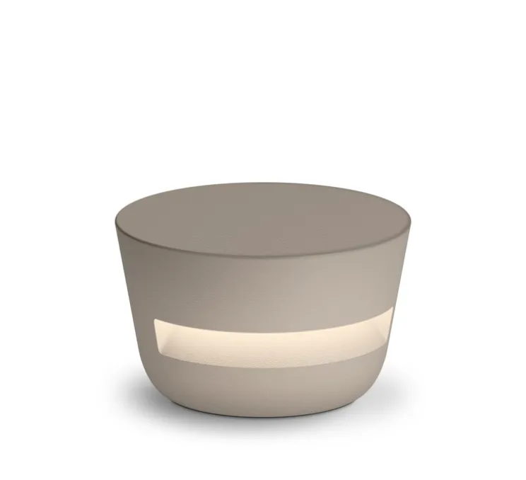 Lampe à poser, d'extérieur, Dots Outdoor, 4697, beige, IP65, LED, dim, 2700K, 376 lm, Ø15cm, H9cm - Vibia
