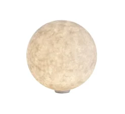 Lampe*In-es.artdesign Lampe à poser, d'extérieur, Ex.Moon 1, , IP65, Ø50cm, H50cm - blanc