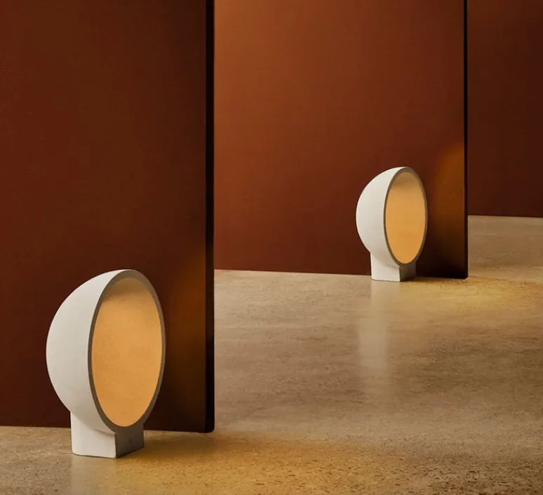 Lampe*Faro Lampe à poser, d'extérieur, Gaia, , IP55, LED, 2700K, 214 lm, L35cm, H35cm - beige