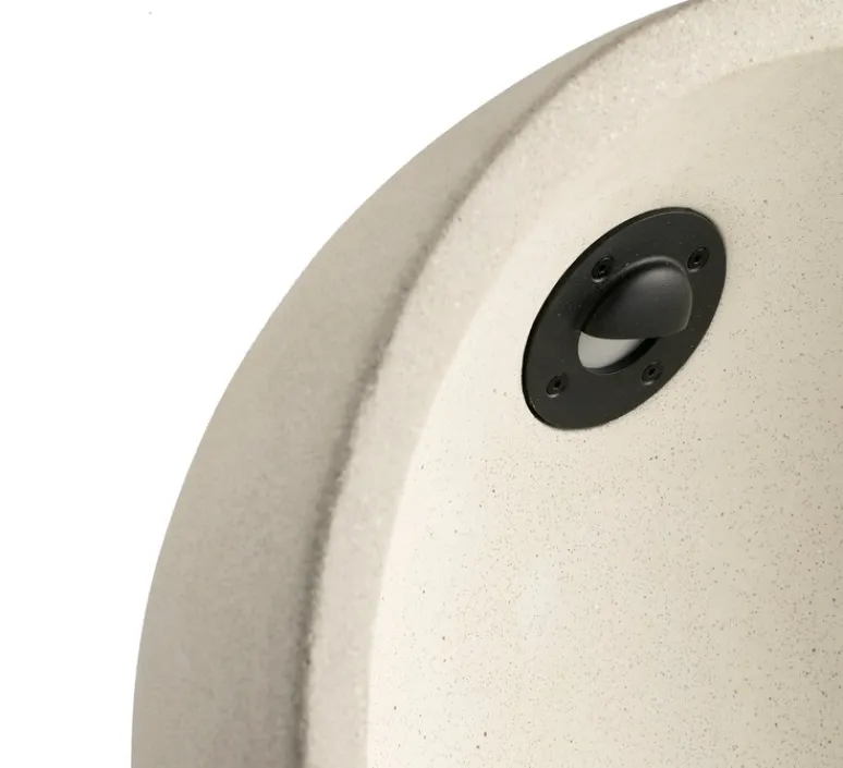 Lampe*Faro Lampe à poser, d'extérieur, Gaia, , IP55, LED, 2700K, 214 lm, L35cm, H35cm - beige